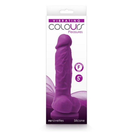 Colours Pleasures Vibrating 5" Dildo - SP BOUTIQUE