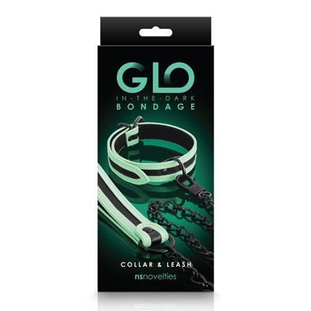 GLO Bondage Collar and Leash - SP BOUTIQUE