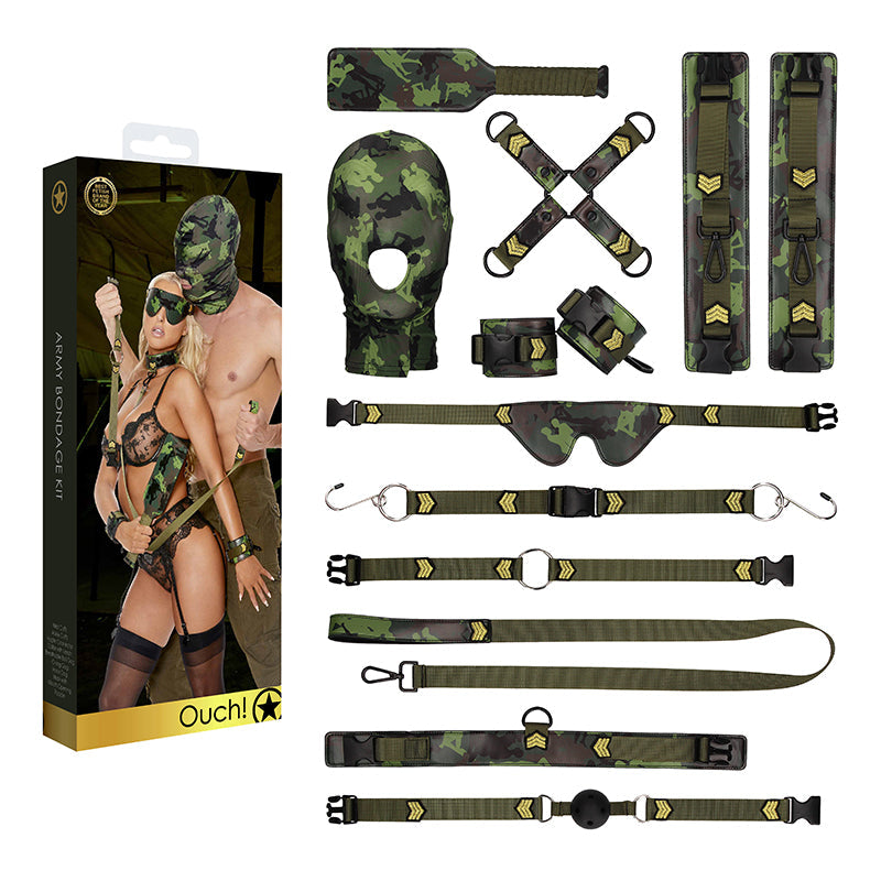 Ouch Army Bondage Kit - SP BOUTIQUE
