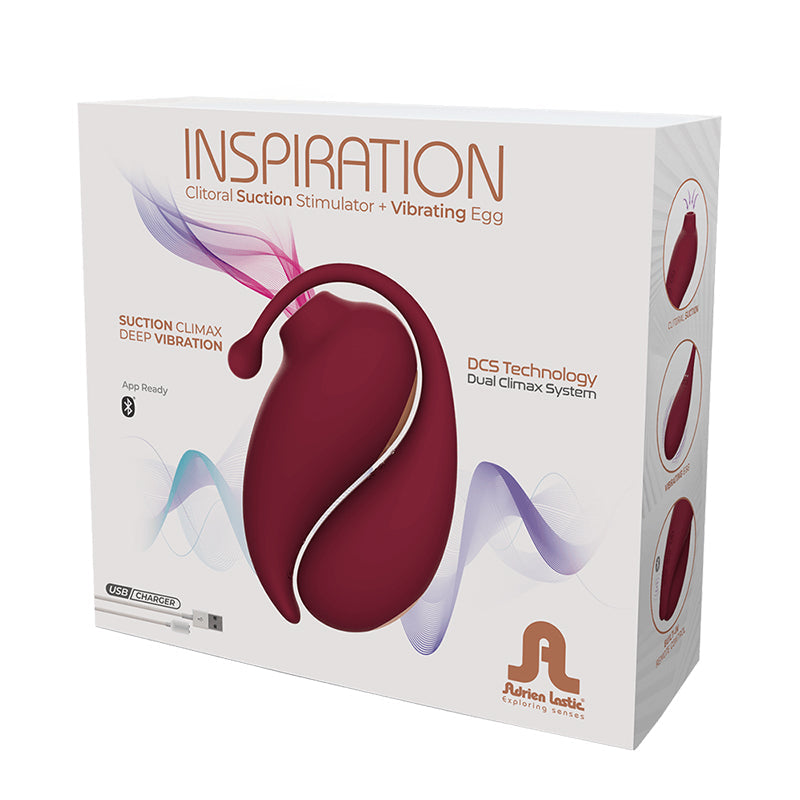 Adrien Lastic Inspiration: Innovative Clitoral Suction Toy with Vibrating Egg & Remote Control - SP BOUTIQUE