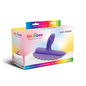 The Unicorn Uni Horn Twisted Textured Silicone Attachment - SP BOUTIQUE