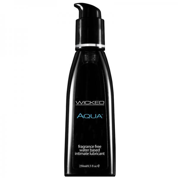 Wicked Aqua Fragrance Free Water-Based Lubricant - 8.5oz Vegan & Hypoallergenic Formula - SP BOUTIQUE