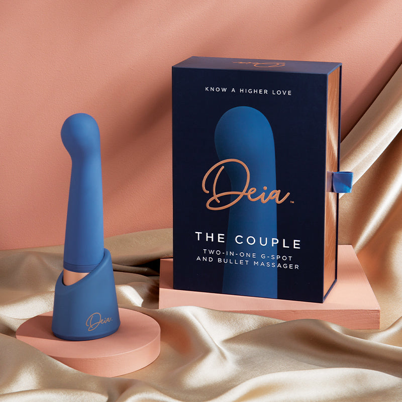 Deia 2-In-1 G-Spot & Bullet Massager - 20 Settings, Waterproof Silicone, Travel Pouch Included - SP BOUTIQUE