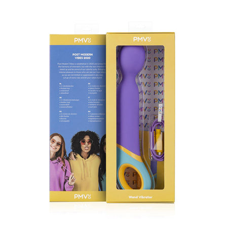 PMV20 Silicone Wand Massager - 11 Vibration Settings with Travel Lock and Flexible Head - SP BOUTIQUE