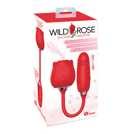 Wild Rose Suction Thruster – 10 Speeds & Intensities for Ultimate Pleasure Experience - SP BOUTIQUE