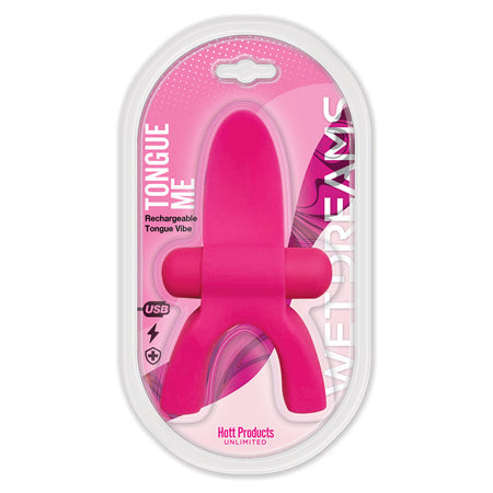 Tongue Me Extreme Rechargeable Mouth Guard Tongue Vibrator Pink - SP BOUTIQUE