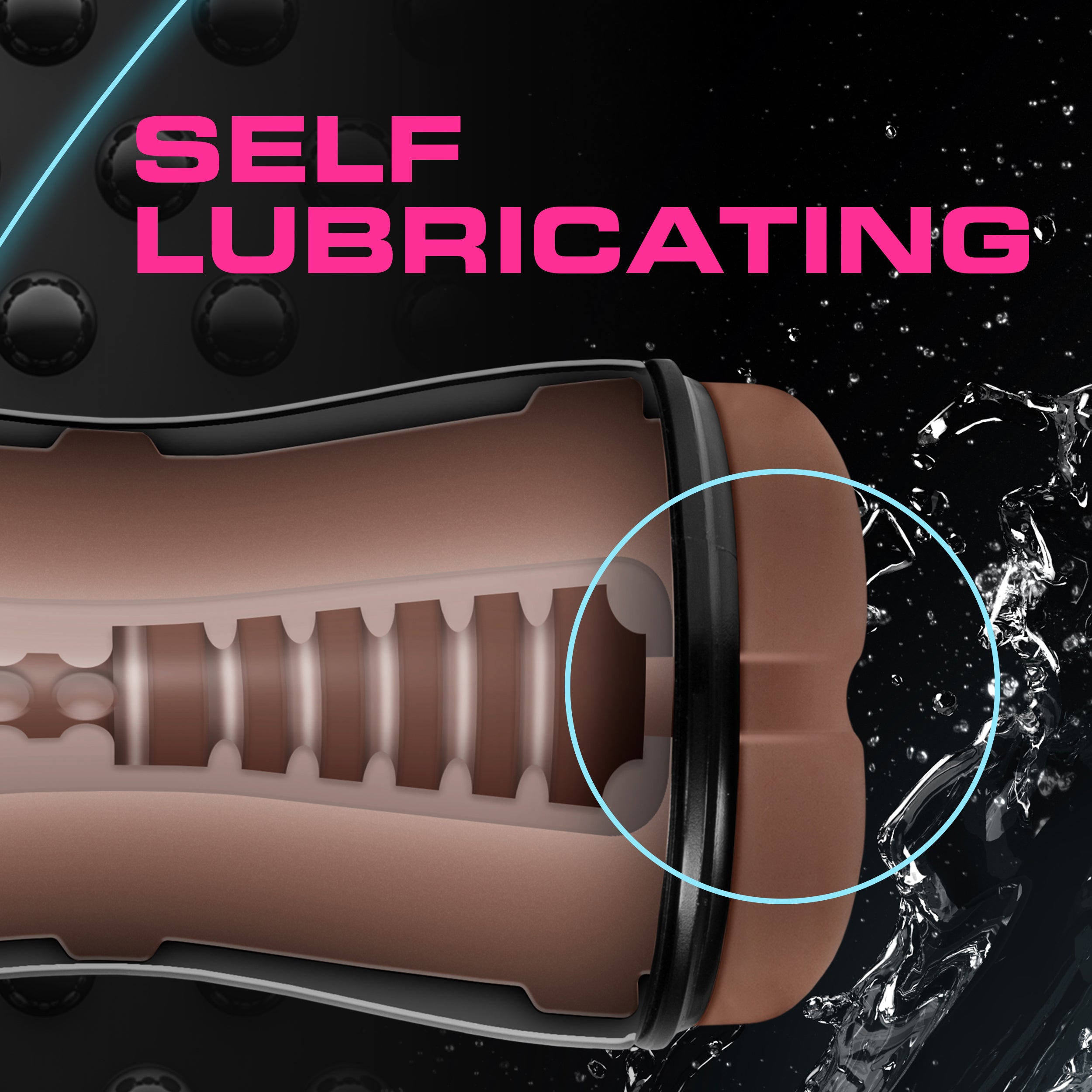 Loverboy - the Dj - Self Lubricating Stroker - Brown - SP BOUTIQUE