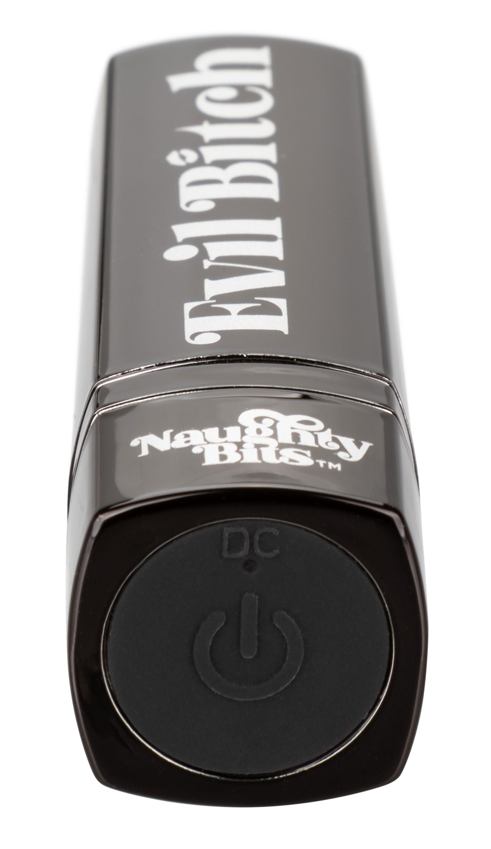 Naughty Bits Evil Bitch Lipstick Vibrator - Black SP BOUTIQUE
