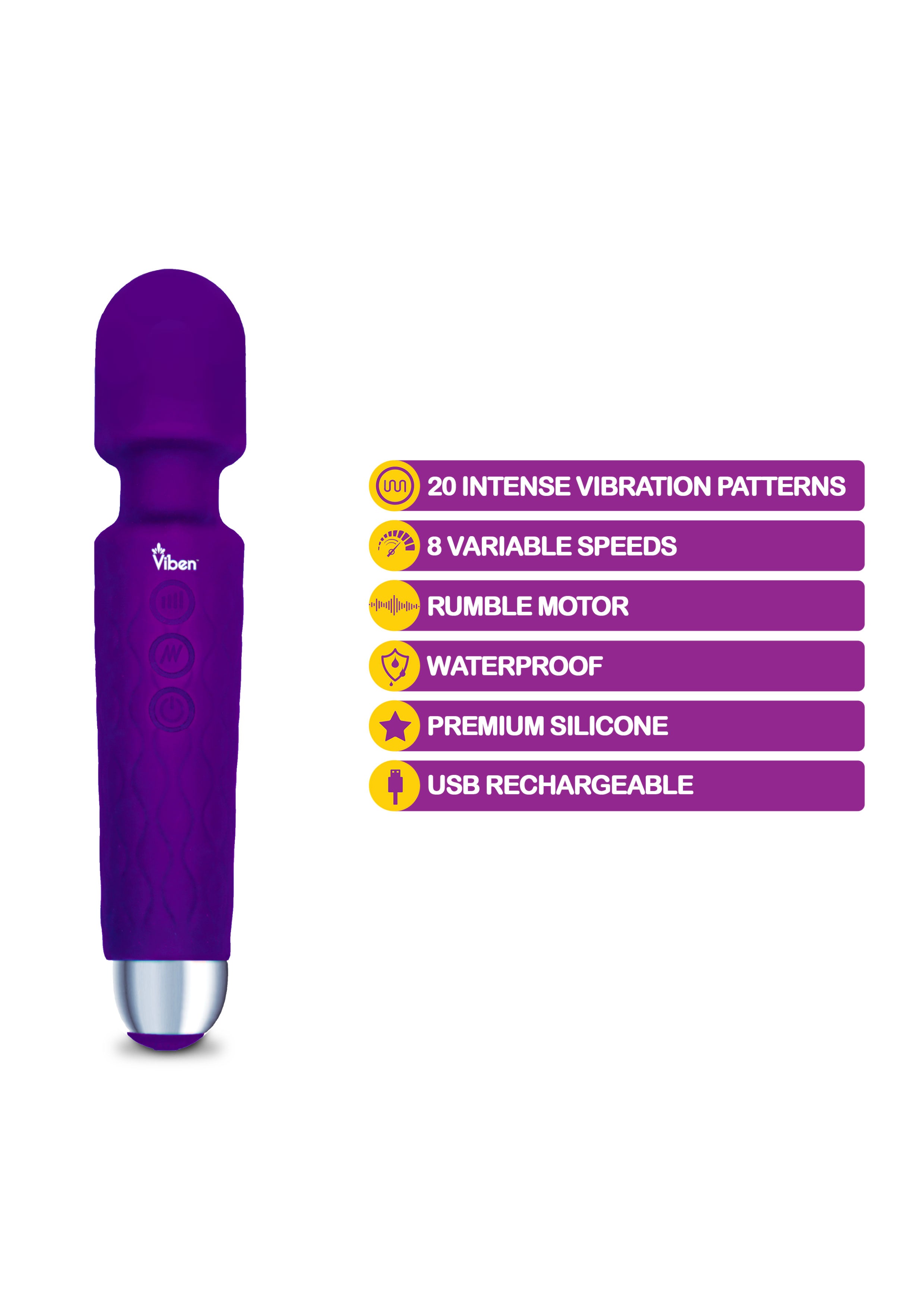 Viben Tempest - Intense Wand Massager - SP BOUTIQUE