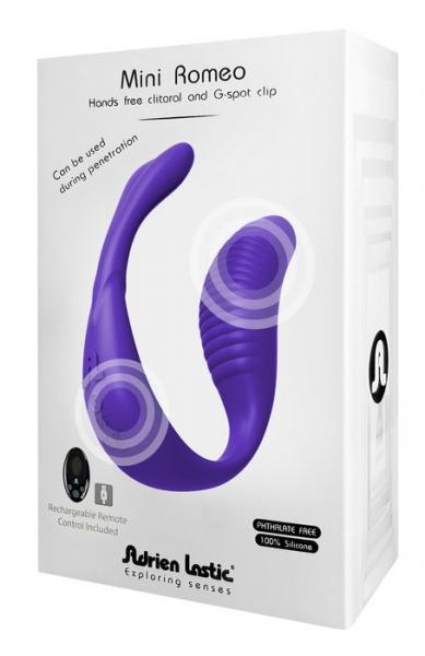 Adrien Lastic Mini Romeo Hands Free Vibrator - 10 Powerful Settings for Dual Clitoral & Vaginal Pleasure - SP BOUTIQUE