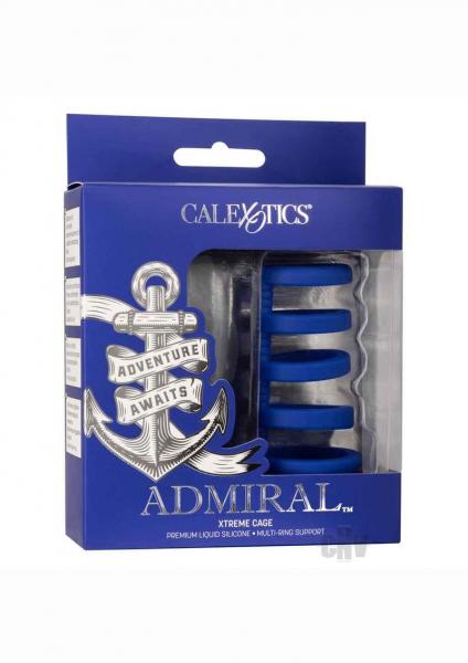 Admiral Xtreme Cock Cage Enhancer – Plush Liquid Silicone for Stamina & Erection Support - SP BOUTIQUE
