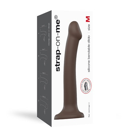 Strap-On-Me Semi-Realistic Dual Density Bendable Dildo-M - SP BOUTIQUE