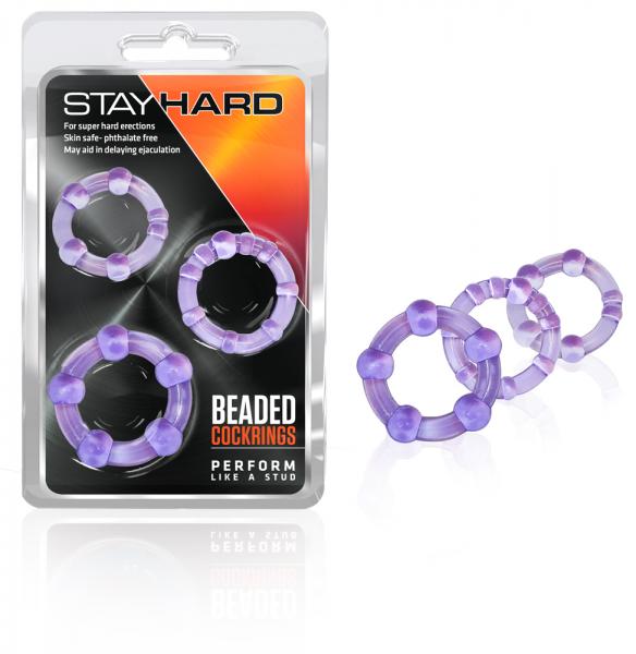 Stay Hard Beaded Cock Ring 3 Package - SP BOUTIQUE