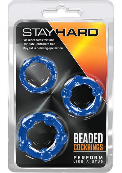 Stay Hard Beaded Cock Ring 3 Package - SP BOUTIQUE