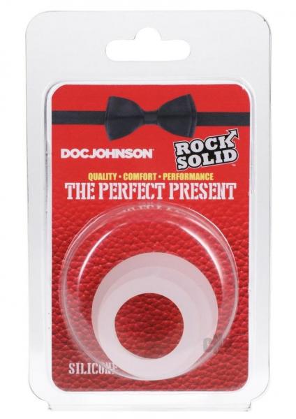 Rock Solid Perfect Present Silicone Cock Ring Holiday Edition - SP BOUTIQUE