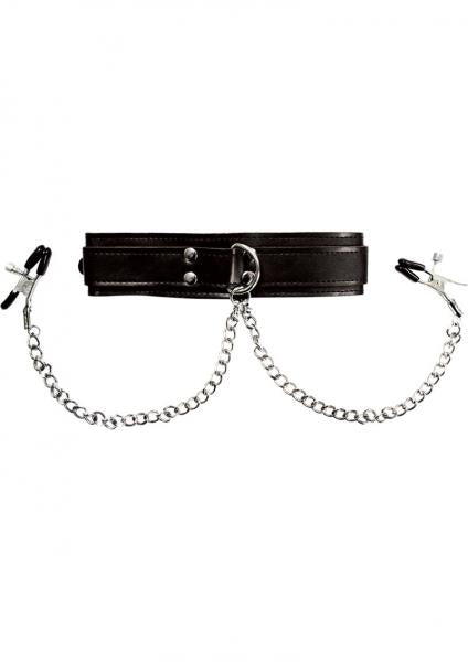 Sportsheets Collar With Nipple Clamps - SP BOUTIQUE