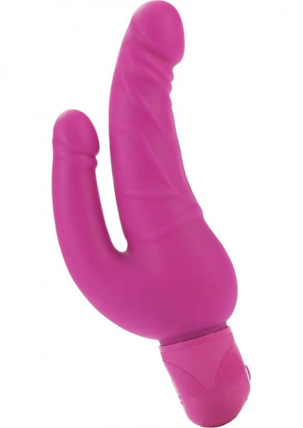 Waterproof 3-Speed Vibrator - Flexible Dual Shaft Dong for Intense Pleasure & Body Safe Design - SP BOUTIQUE