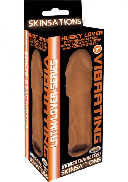 Latin Lover Extension With Power Bullet & Scrotum Strap - SP BOUTIQUE