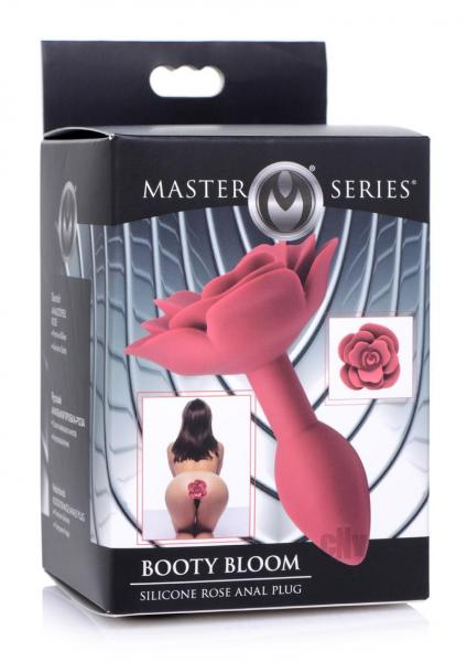Ms Booty Bloom Rose Anal Plug Red - SP BOUTIQUE