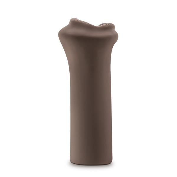 Hot Chocolate Naughty Nicole Brown Mouth Stroker - SP BOUTIQUE