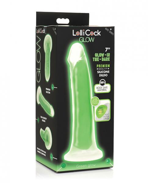 Glow-in-the-dark Silicone Dildo - SP BOUTIQUE