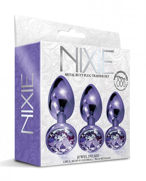 Nixie Metal Butt Plug trainer set 3-piece - SP BOUTIQUE
