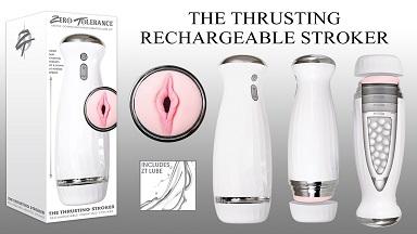 Zero Tolerance Rechargeable Thrusting Stroker With 5 Speeds & Free Adult Movie - SP BOUTIQUE