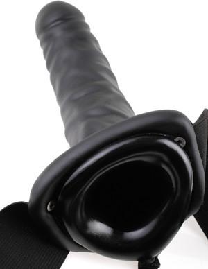 8 Inch Hollow Strap On Dildo With Adjustable Harness - Perfect For ED, Couples & Extra Pleasure - SP BOUTIQUE
