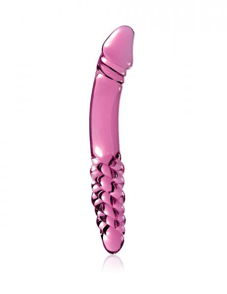 Icicles No 57 Glass Double Dildo Pink - SP BOUTIQUE