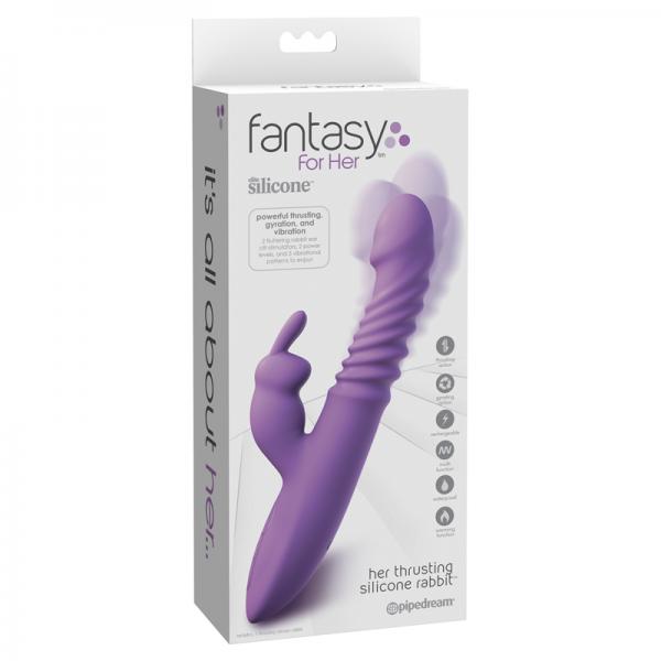 Fantasy For Her Her Thrusting Silicone Rabbit - SP BOUTIQUE