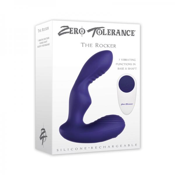Zero Tolerance Zt The Rocker Purple 7-Speed Remote Prostate Vibrator - Waterproof & Rechargeable - SP BOUTIQUE