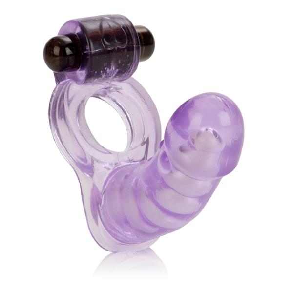 Double Diver Dual Penetration Vibrating Cock Ring - SP BOUTIQUE