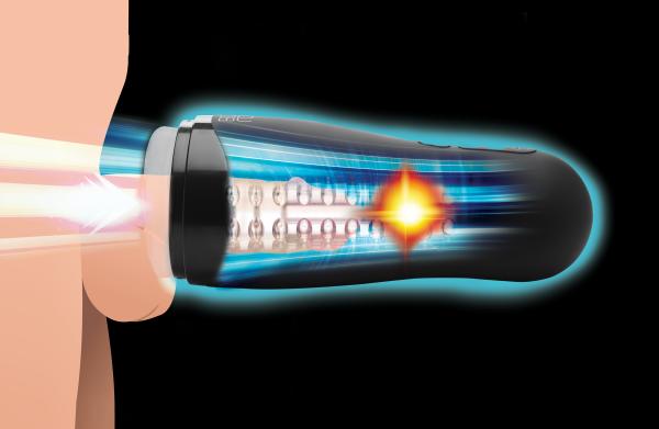 LoveBotz Handheld Milker Rechargeable 15X Sucking Masturbator - Black - SP BOUTIQUE