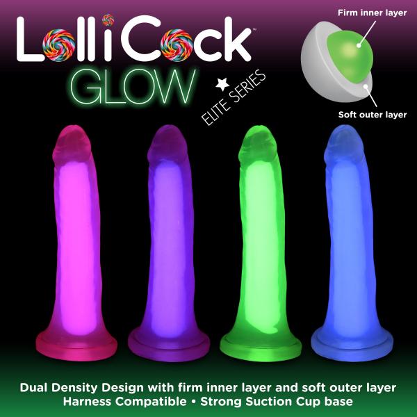 Glow-in-the-dark Silicone Dildo - SP BOUTIQUE