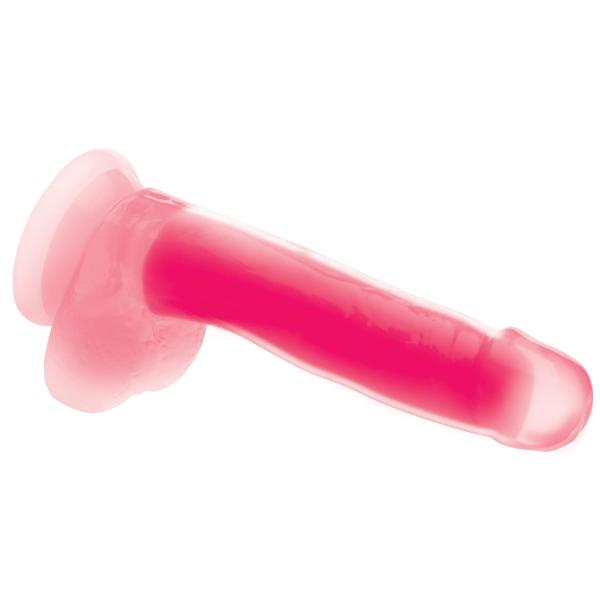 Glow-in-the-Dark Silicone Dildo with Balls - SP BOUTIQUE