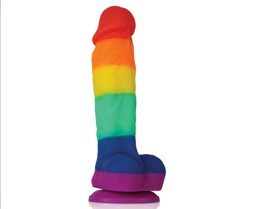 Colours - Pride Edition - 5in Dildo - Rainbow - SP BOUTIQUE