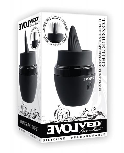 Evolved Tongue Tied 10-Function Flickering Massager - Rechargeable Waterproof Silicone Pleasure Toy - SP BOUTIQUE