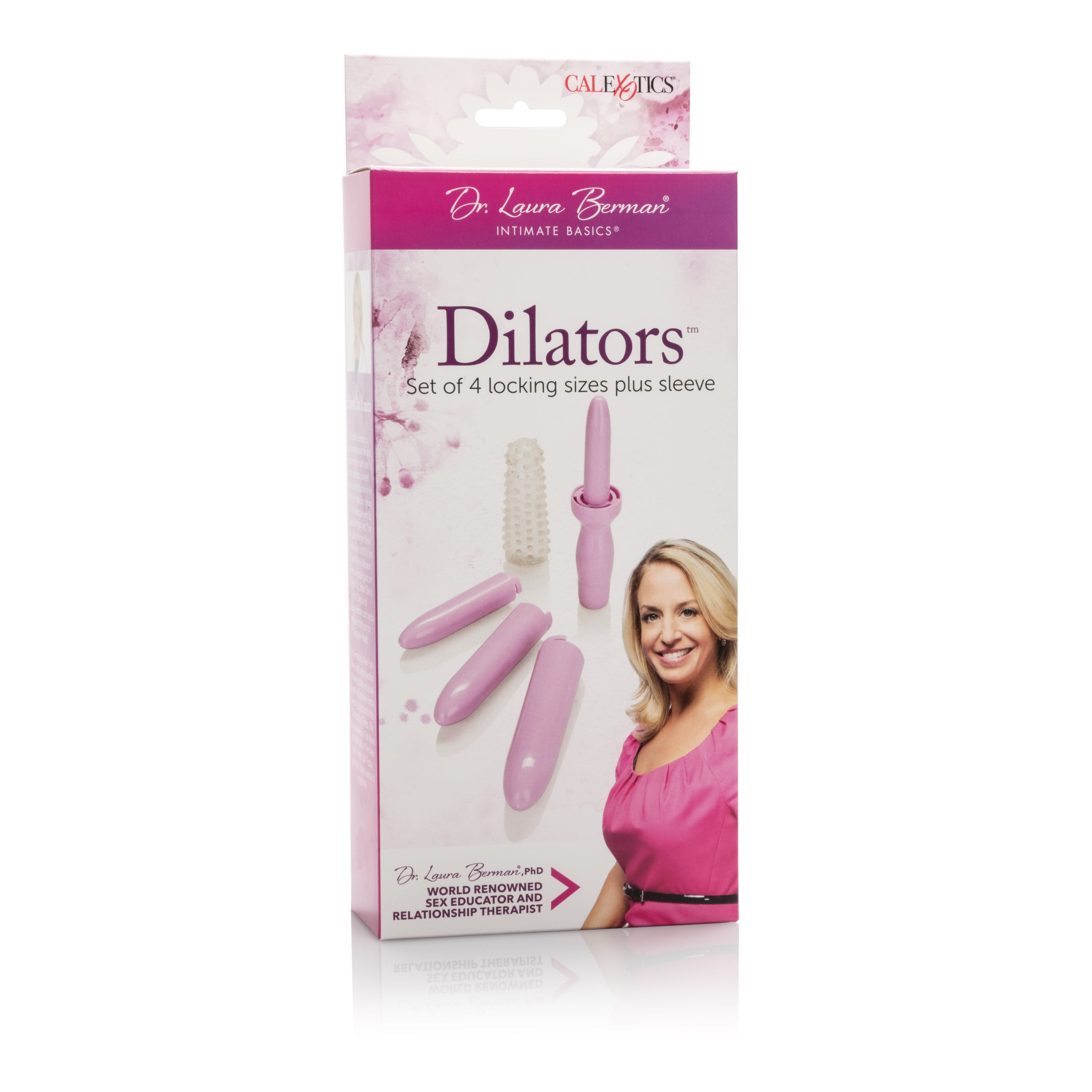 Dr. Laura Berman Intimate Basics - Dilator Set Purple Dilator with 4 Sizes & Sleeve - SP BOUTIQUE