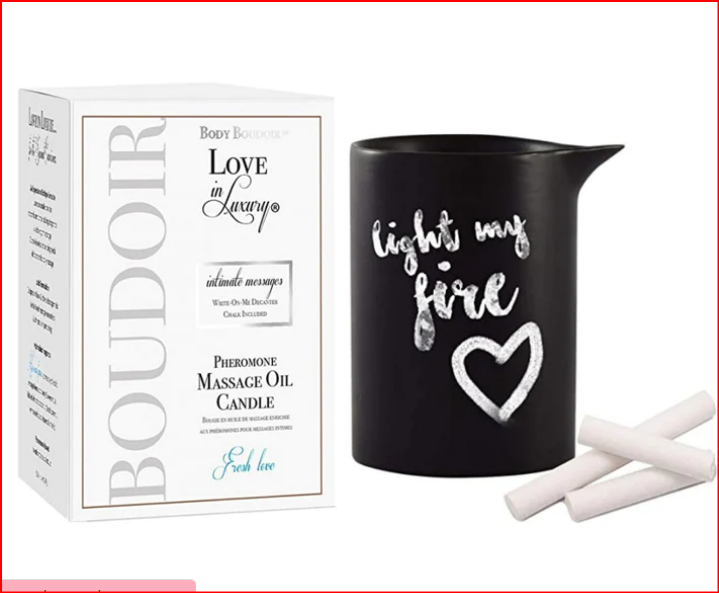 LOVE IN LUXURY SEDUCED PHEROMONE SOY MASSAGE CANDLE - SP BOUTIQUE