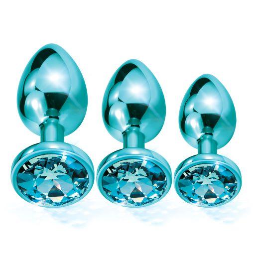 Nixie Metal Butt Plug trainer set 3-piece - SP BOUTIQUE