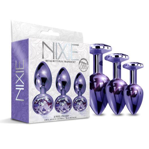 Nixie Metal Butt Plug trainer set 3-piece - SP BOUTIQUE