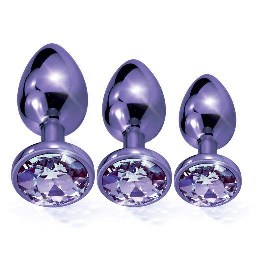 Nixie Metal Butt Plug trainer set 3-piece - SP BOUTIQUE