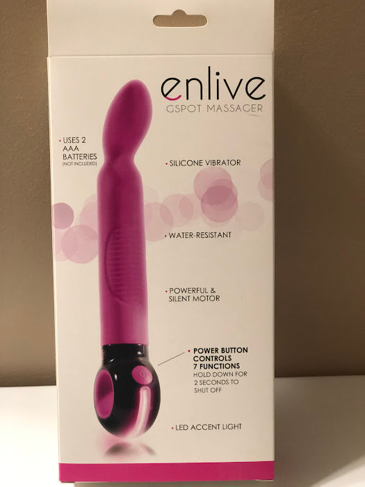 Enlive G Spot Massager Silicone Light Up Vibrator - SP BOUTIQUE