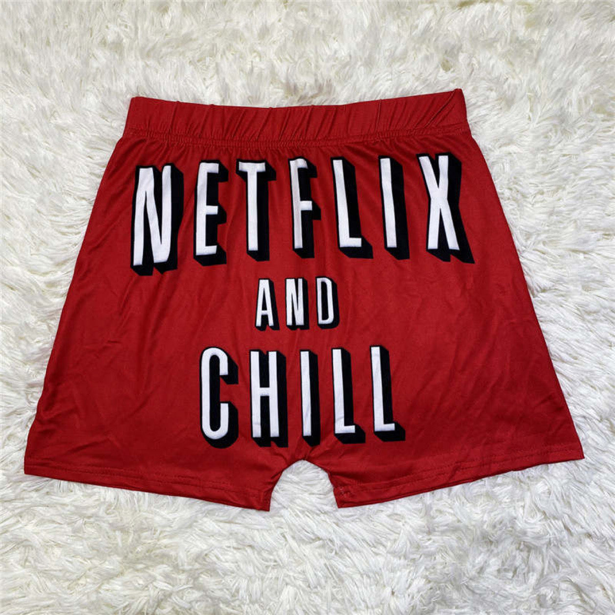 NETFLIX & CHILL SNACK SHORTS - SP BOUTIQUE