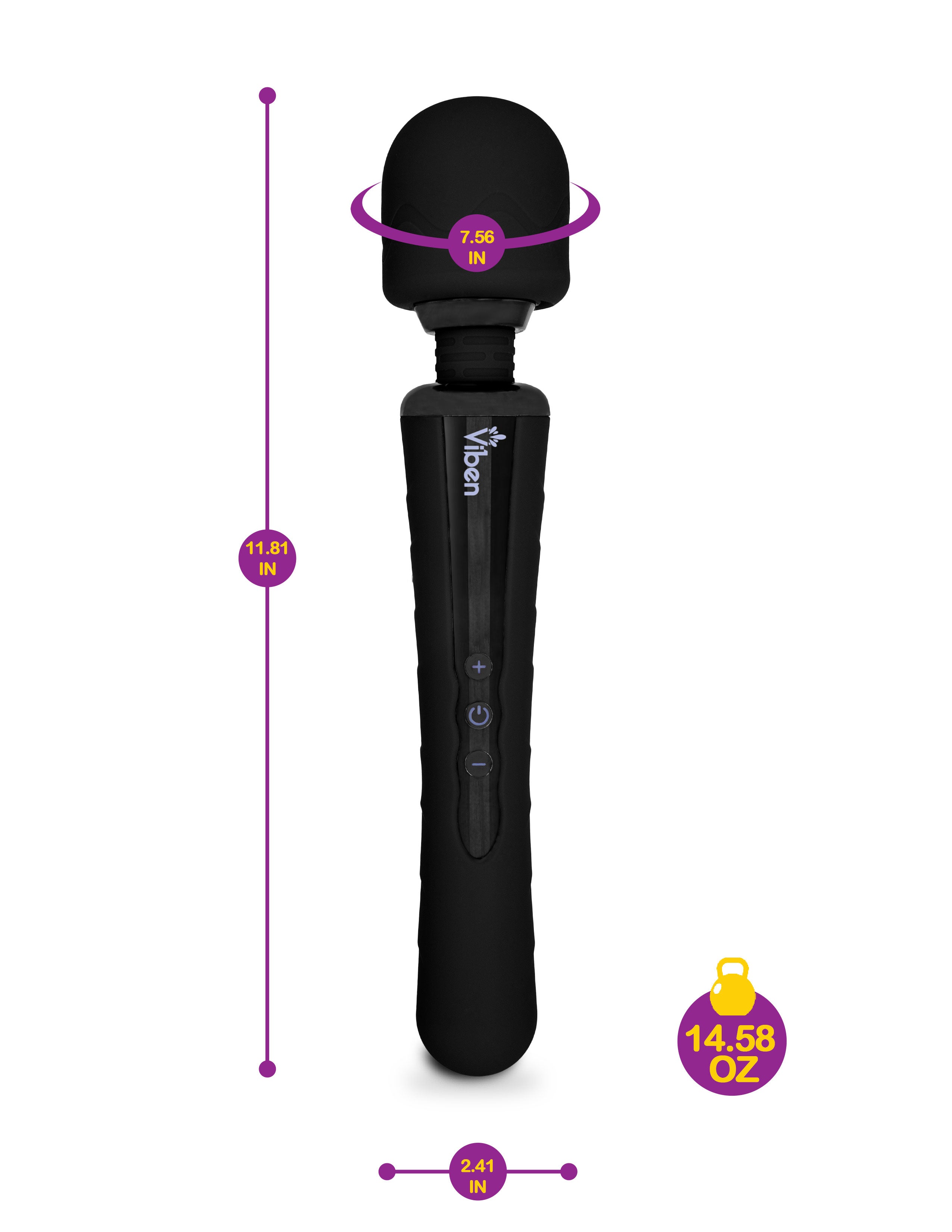 Obsession Wand Massager - Violet - SP BOUTIQUE