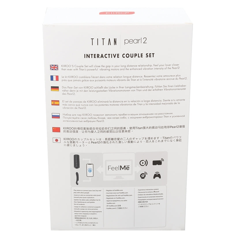 Kiiroo Titan & Pearl2 Couple Set Black - SP BOUTIQUE