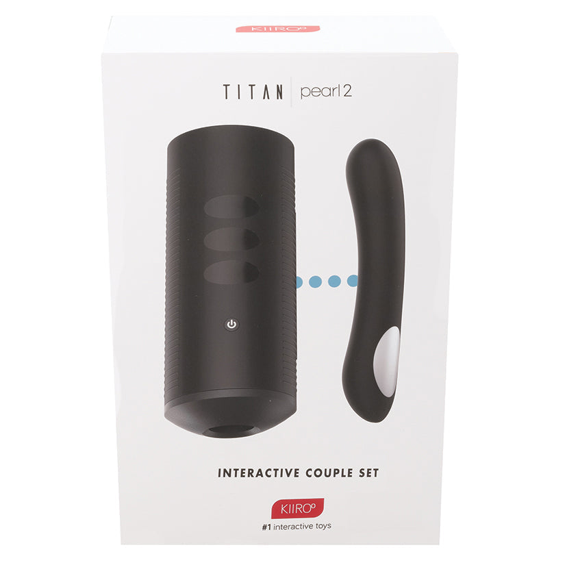 Kiiroo Titan & Pearl2 Couple Set Black - SP BOUTIQUE