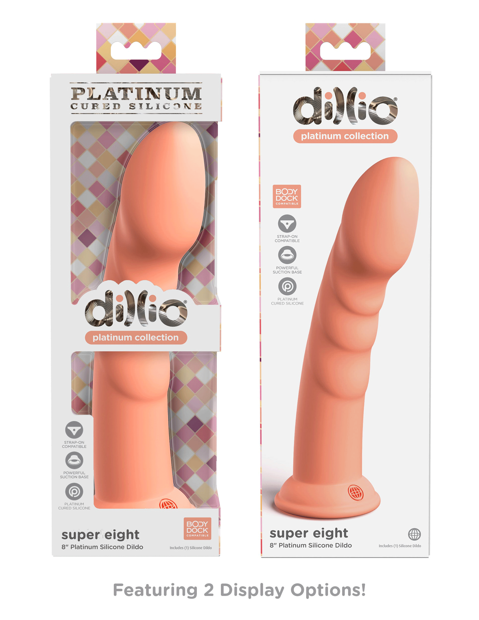 Dillio Platinum - Super Eight Dildo - SP BOUTIQUE