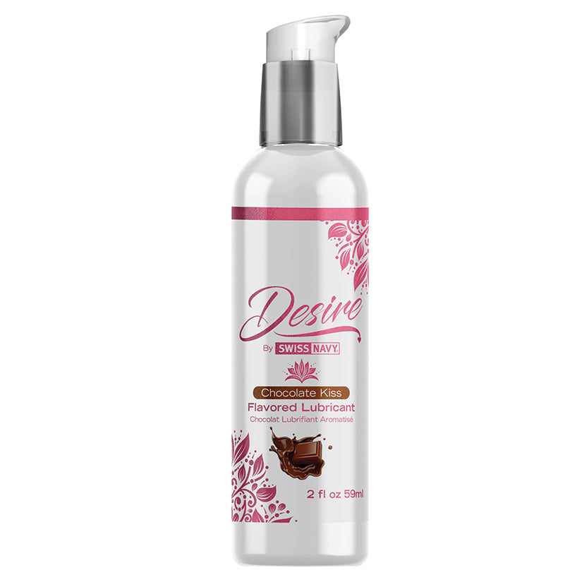 Desire By Swiss Navy Chocolate Kiss Flavored Lubricant 2oz - SP BOUTIQUE