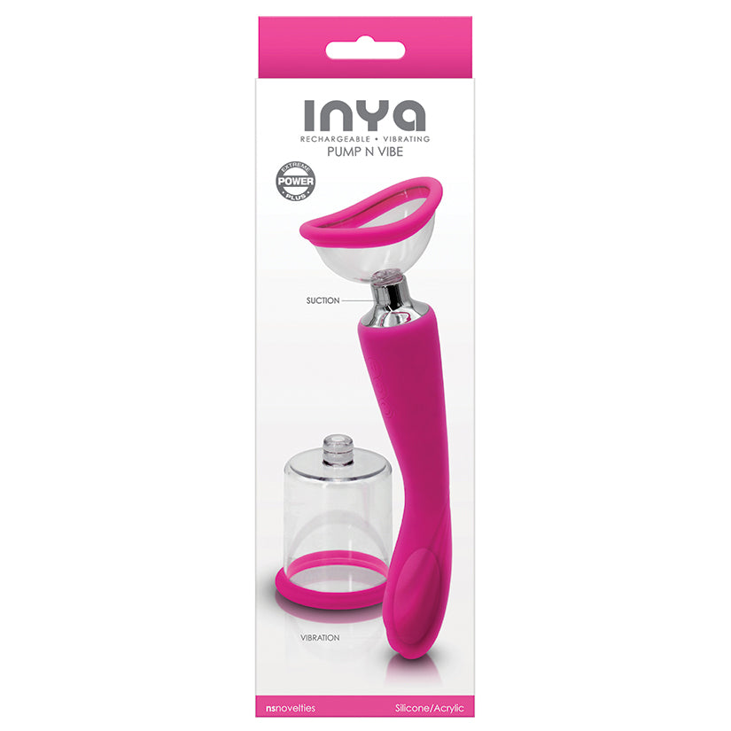 Inya Pump And Vibe With Interchangeable Suction Cups - SP BOUTIQUE